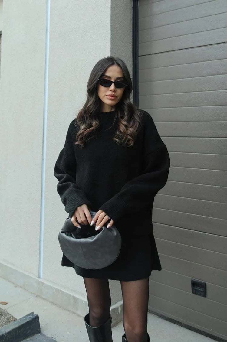 Hazel | Women's Knit Oversized Loungewear Set