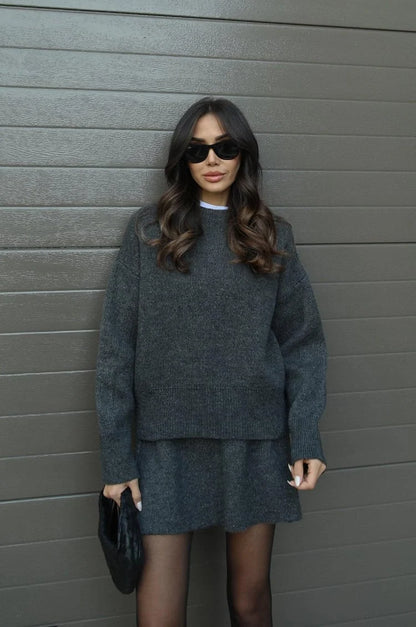Hazel | Women's Knit Oversized Loungewear Set