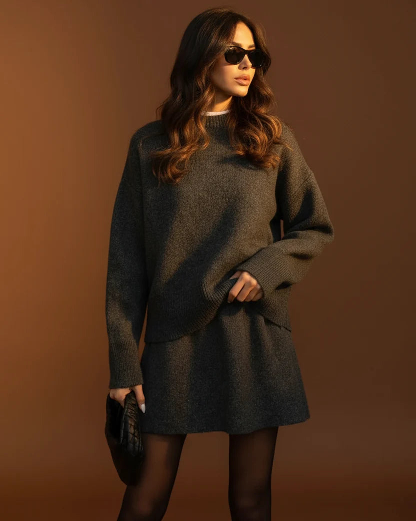 Hazel | Women's Knit Oversized Loungewear Set