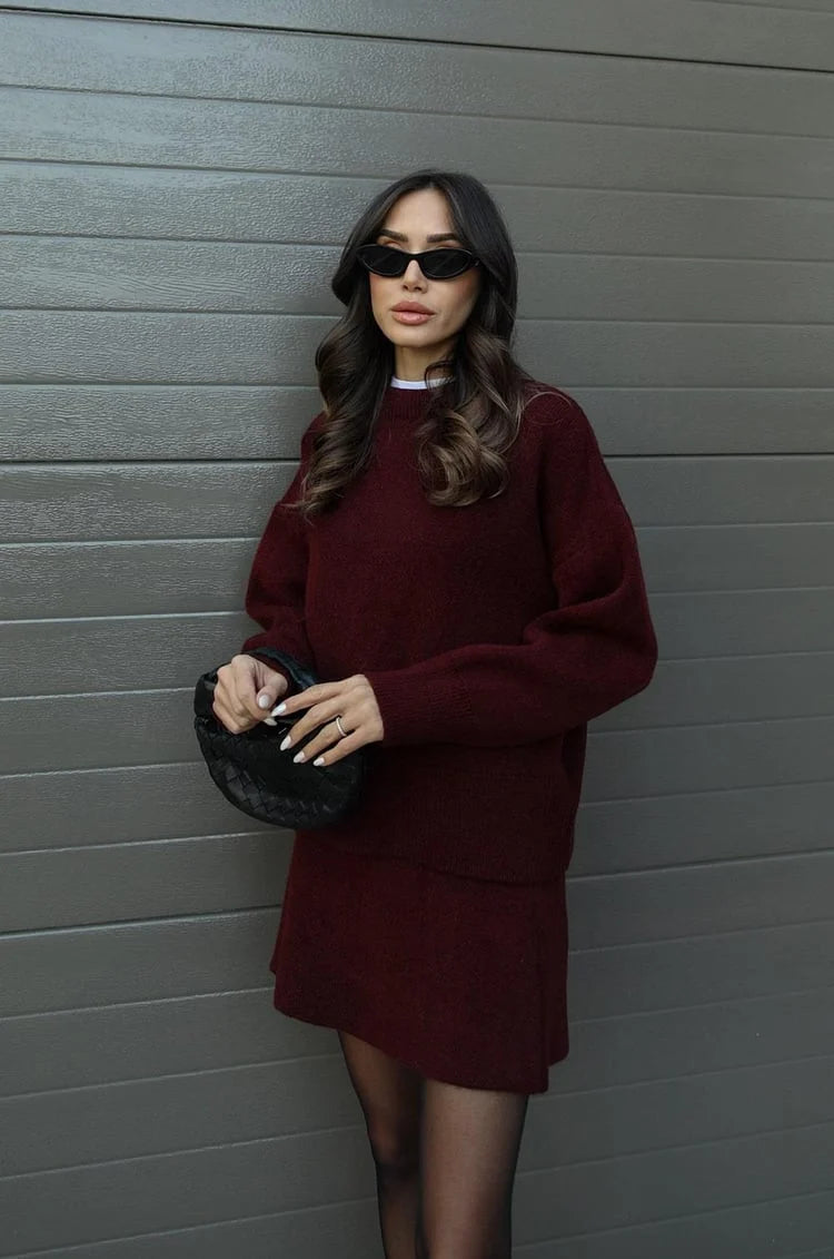 Hazel | Women's Knit Oversized Loungewear Set