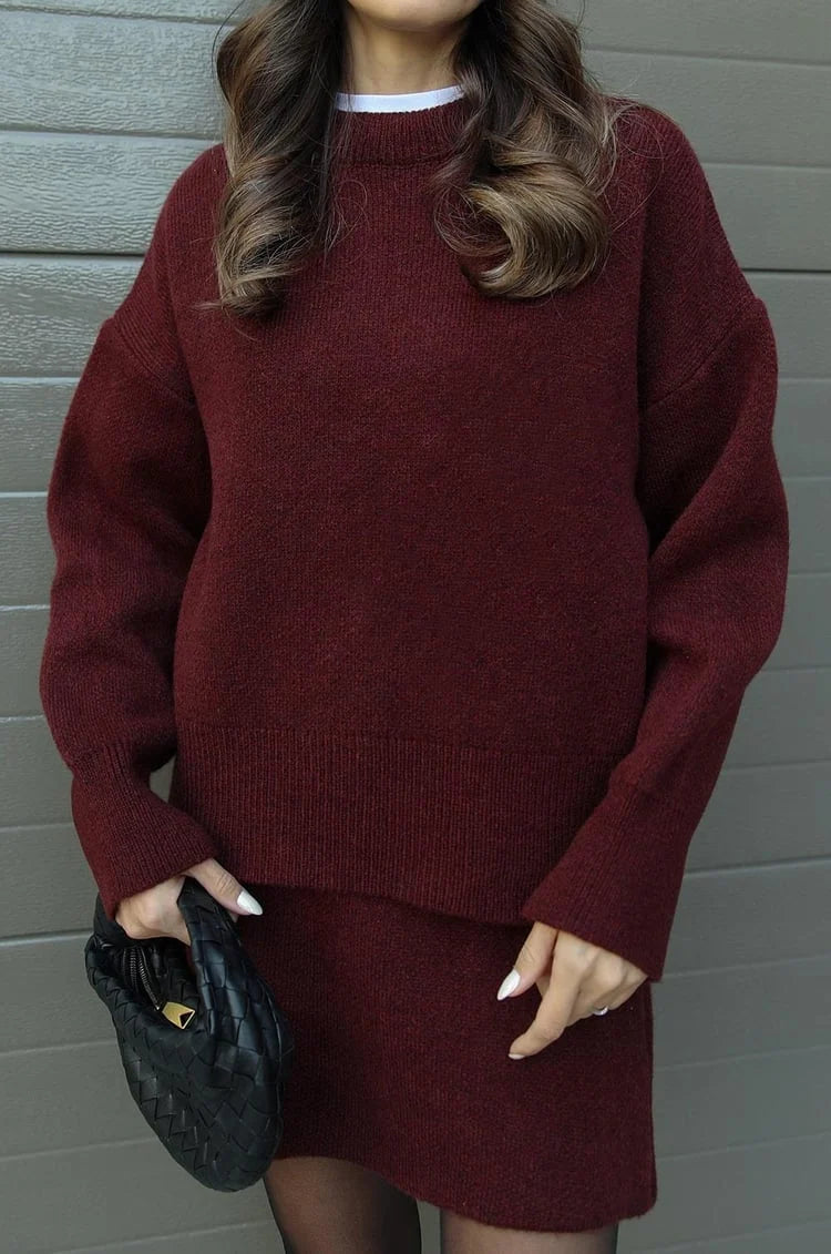 Hazel | Women's Knit Oversized Loungewear Set
