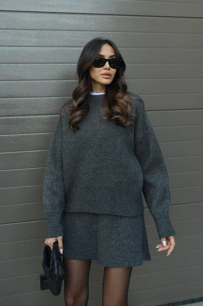 Hazel | Women's Knit Oversized Loungewear Set