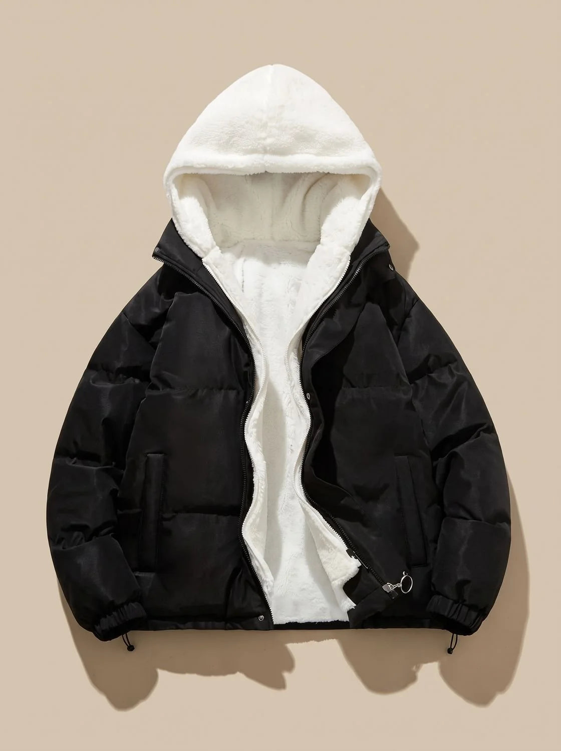 Hazel | Women's Sherpa-Lined Down Puffer Jacket with Hood