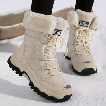 Ivy | Women's Faux Fur Waterproof Snow Boots