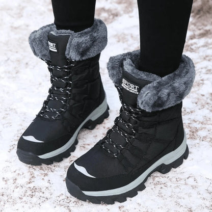Ivy | Women's Faux Fur Waterproof Snow Boots