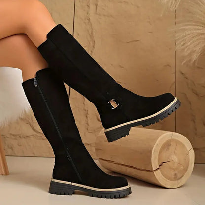 Ivy | Women's Non-Slip Knee-High Boots with Thick Sole