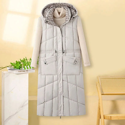 Ivy | Women's Quilted Sleeveless Hooded Bodywarmer