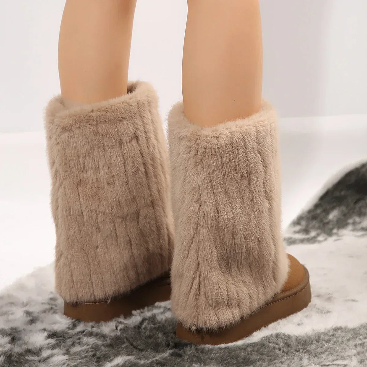 Ivy | Women's Teddy Tall Knee-High Boots