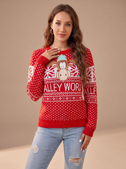 Johanna | Women's Knit Long Sleeve Christmas Sweater