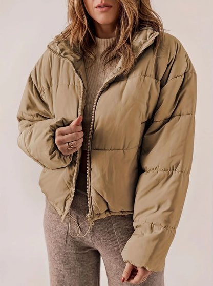 Lark | Women's Cropped Oversized Down Puffer Jacket