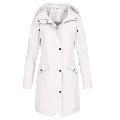 Maren | Women's Waterproof Longline Hooded Rain Jacket