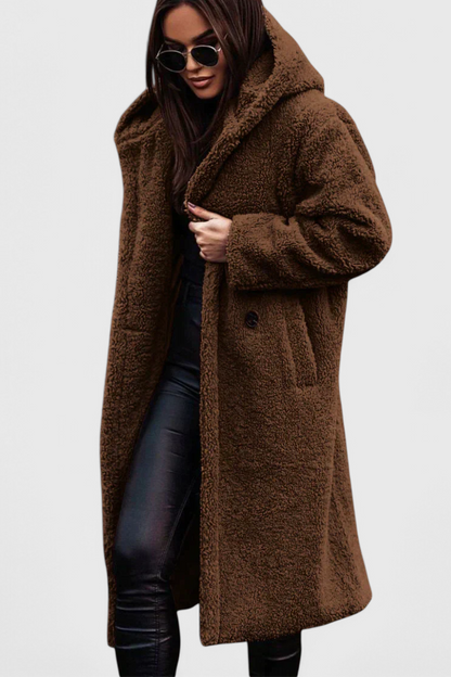 Margot | Women's Faux Fur Teddy Long Coat