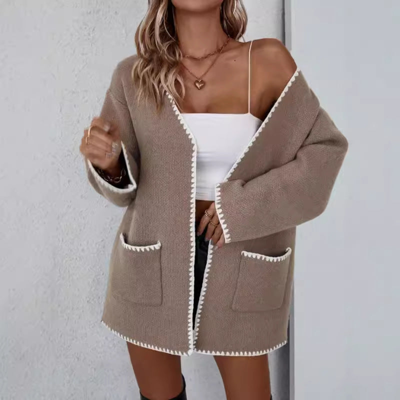 Marguerite | Women's Open Front Relaxed Cardigan Sweater