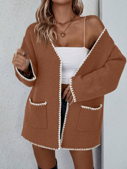 Marguerite | Women's Open Front Relaxed Cardigan Sweater