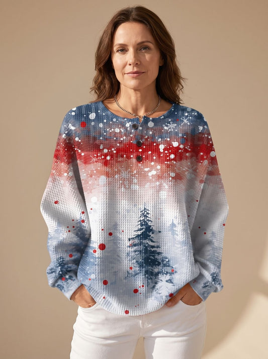 Mila | Women's Knit Long Sleeve Christmas Sweater