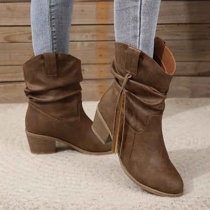 Mila | Women's Leather Western Boots