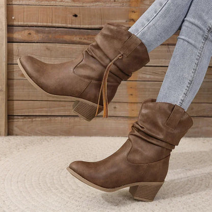 Mila | Women's Leather Western Boots