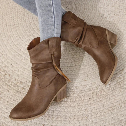 Mila | Women's Leather Western Boots