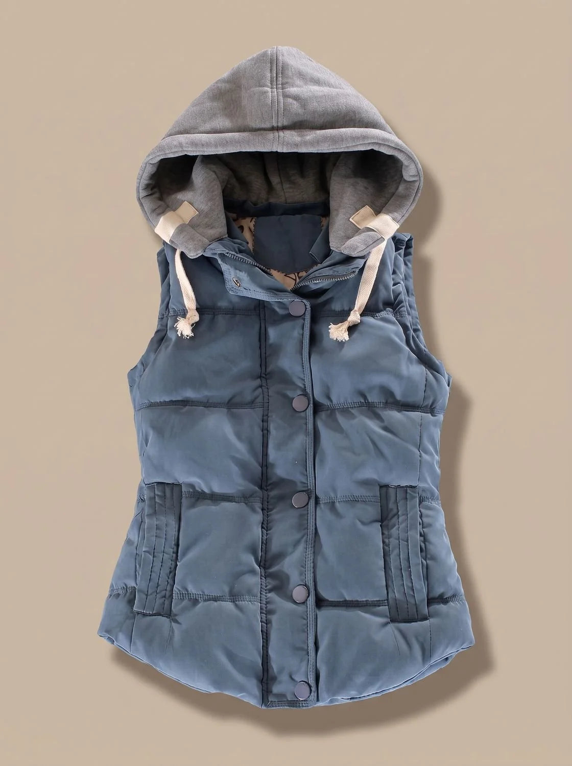 Nova | Women's Quilted Sleeveless Hooded Vest