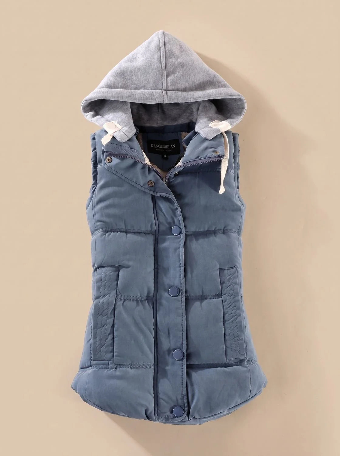 Nova | Women's Quilted Sleeveless Hooded Vest