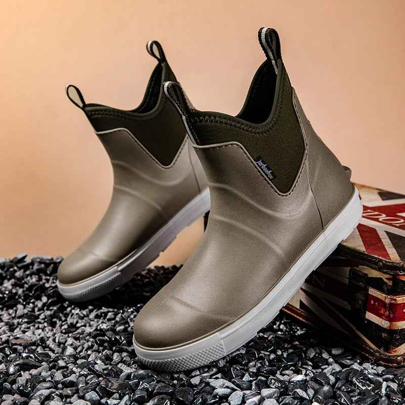 Ottilie | Women's Waterproof Rubber Chelsea Rain Boots
