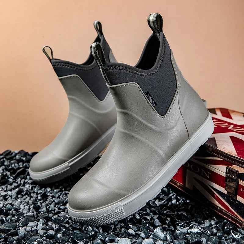 Ottilie | Women's Waterproof Rubber Chelsea Rain Boots