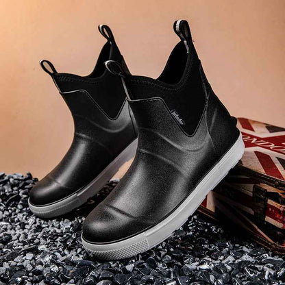Ottilie | Women's Waterproof Rubber Chelsea Rain Boots