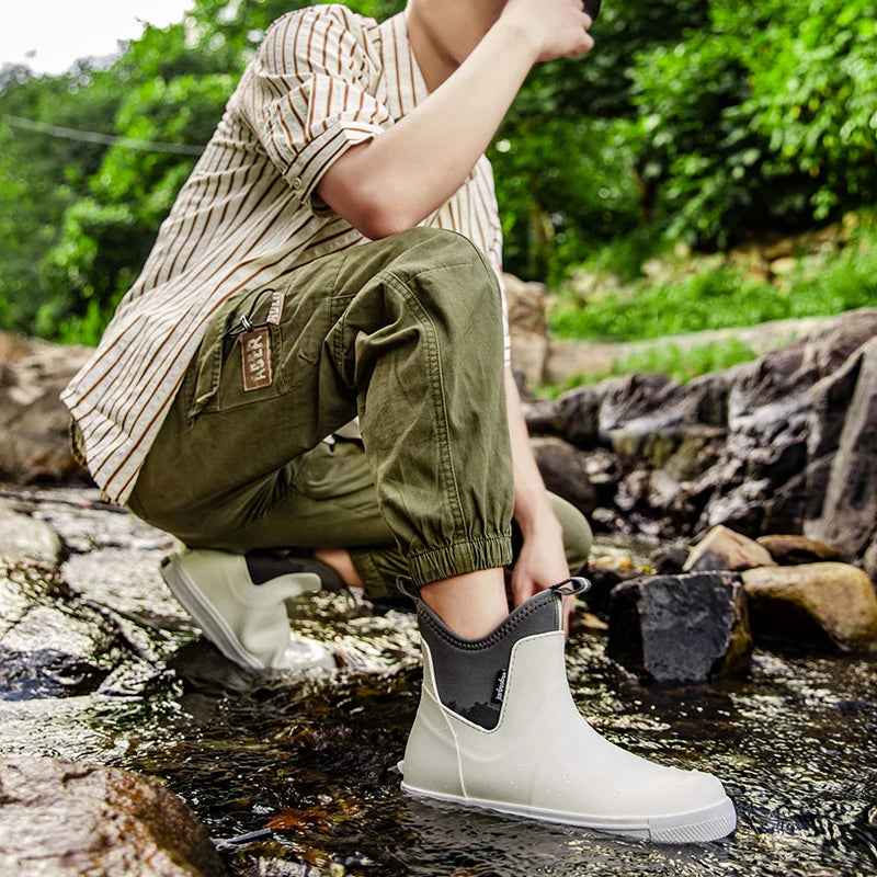 Ottilie | Women's Waterproof Rubber Chelsea Rain Boots