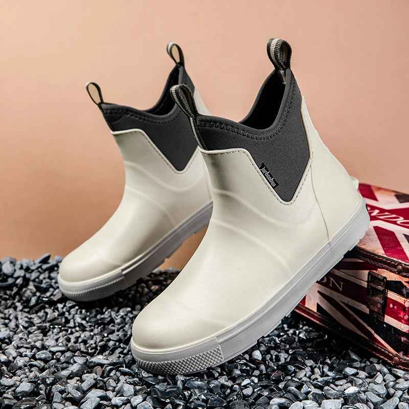 Ottilie | Women's Waterproof Rubber Chelsea Rain Boots