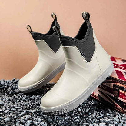 Ottilie | Women's Waterproof Rubber Chelsea Rain Boots