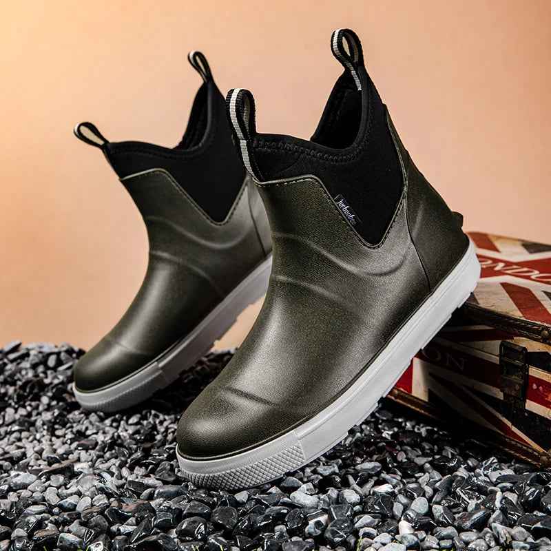 Ottilie | Women's Waterproof Rubber Chelsea Rain Boots