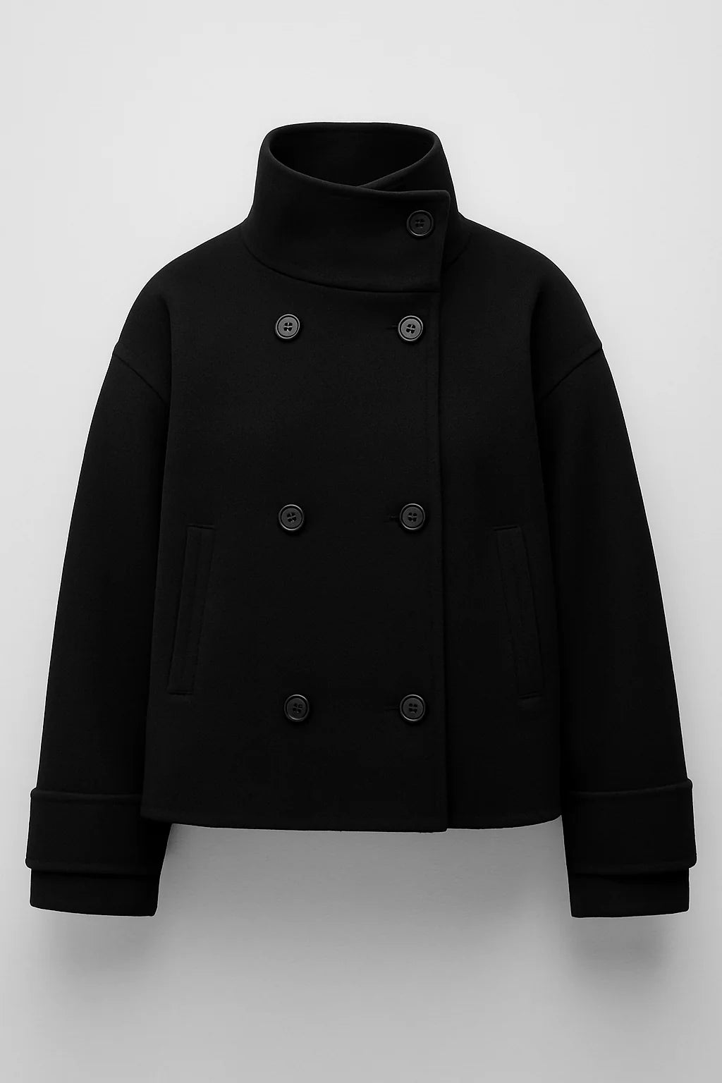 Raphaela | Women's Double-Breasted Cropped Short Coat