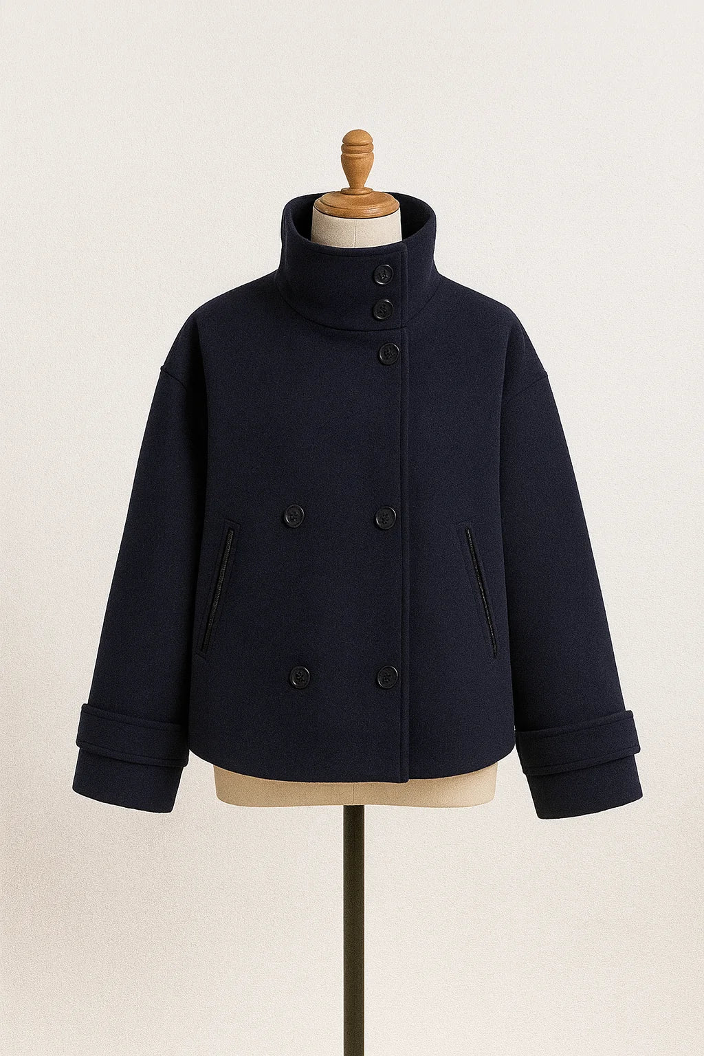Raphaela | Women's Double-Breasted Cropped Short Coat