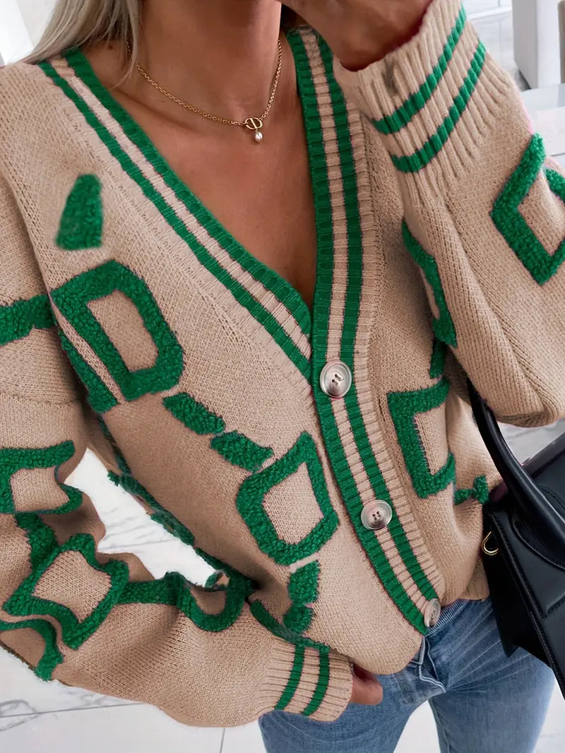 Romy | Women's Button-Down V-Neck Cardigan Sweater