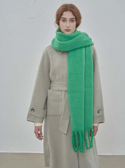 Rosalie | Women's Plush Oversized Fringe Winter Scarf