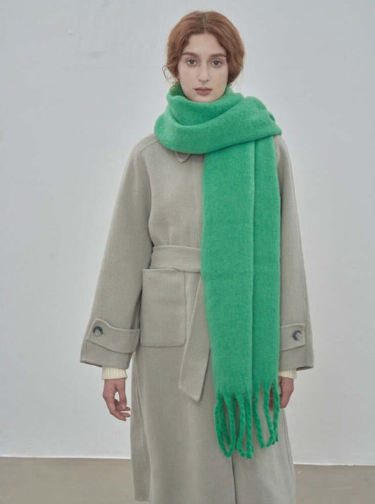 Rosalie | Women's Plush Oversized Fringe Winter Scarf