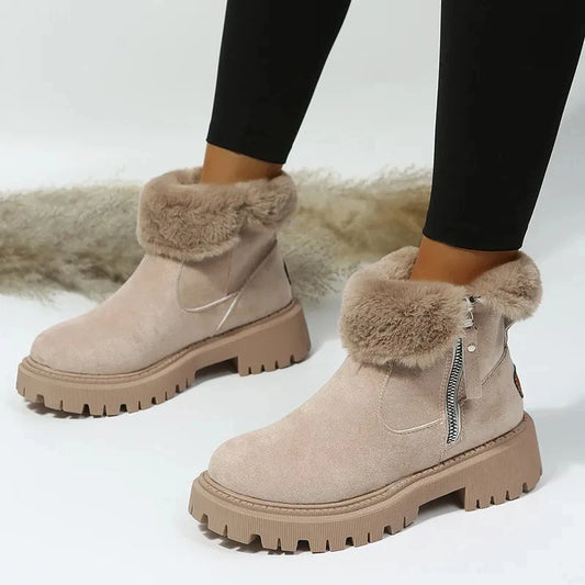 Rosalind | Women's Leather Warm Snow Boots