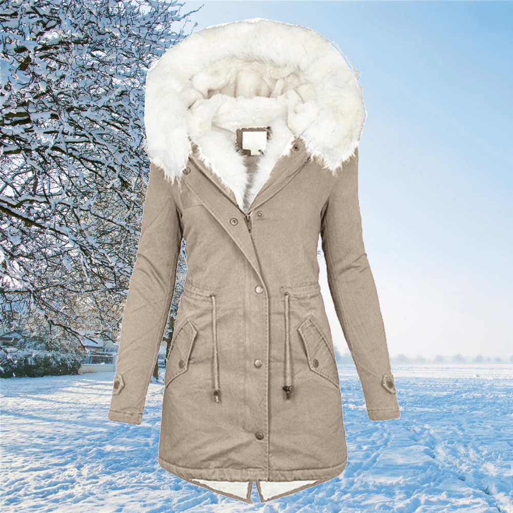 Ruby | Women's Fur-Trimmed Hooded Drawstring Parka