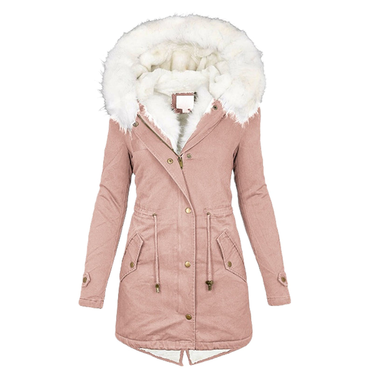 Ruby | Women's Fur-Trimmed Hooded Drawstring Parka