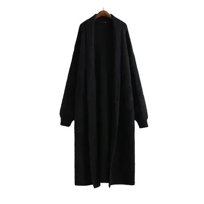 Sarah | Women's Open-Front Long Trench Coat