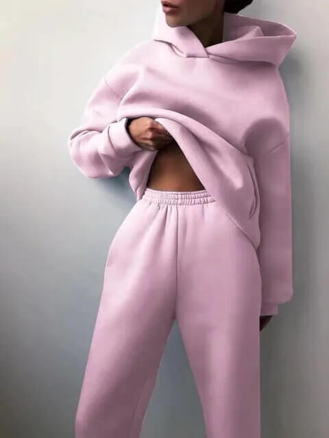 Seraphine | Women's Oversized Two-Piece Hoodie Tracksuit Set
