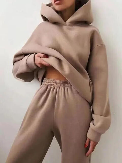 Seraphine | Women's Oversized Two-Piece Hoodie Tracksuit Set