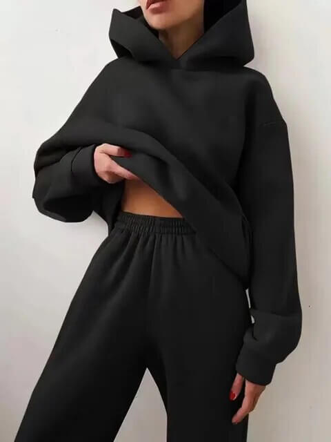 Seraphine | Women's Oversized Two-Piece Hoodie Tracksuit Set