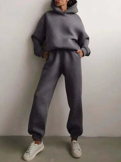 Seraphine | Women's Oversized Two-Piece Hoodie Tracksuit Set