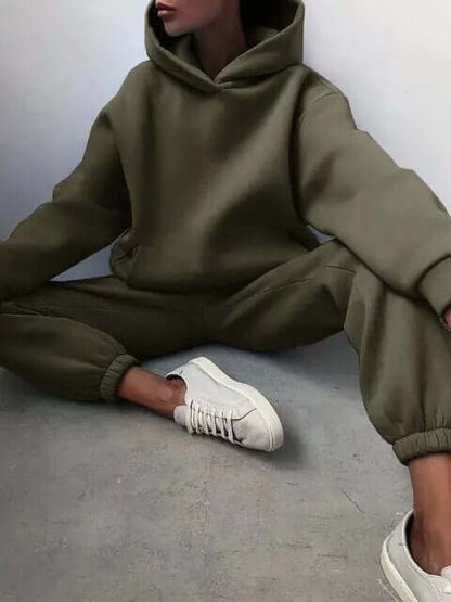 Seraphine | Women's Oversized Two-Piece Hoodie Tracksuit Set