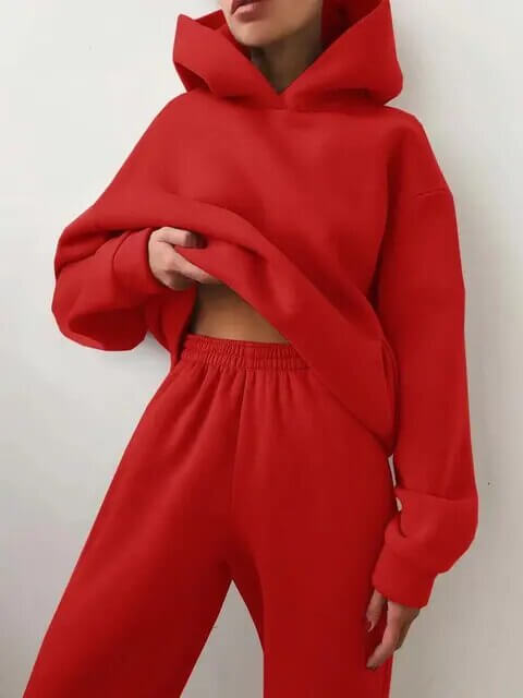Seraphine | Women's Oversized Two-Piece Hoodie Tracksuit Set