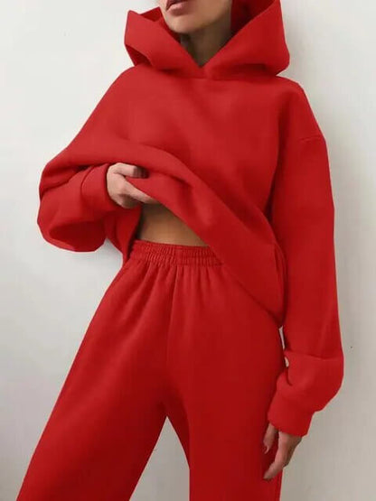 Seraphine | Women's Oversized Two-Piece Hoodie Tracksuit Set