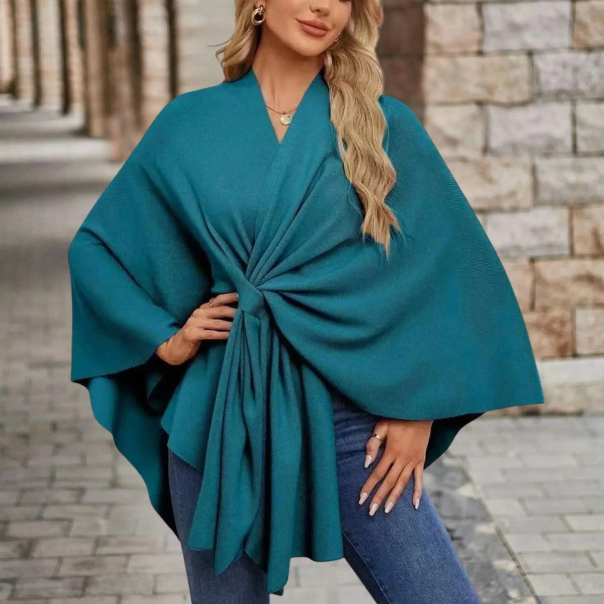 Sienna | Women's Knit Oversized Poncho