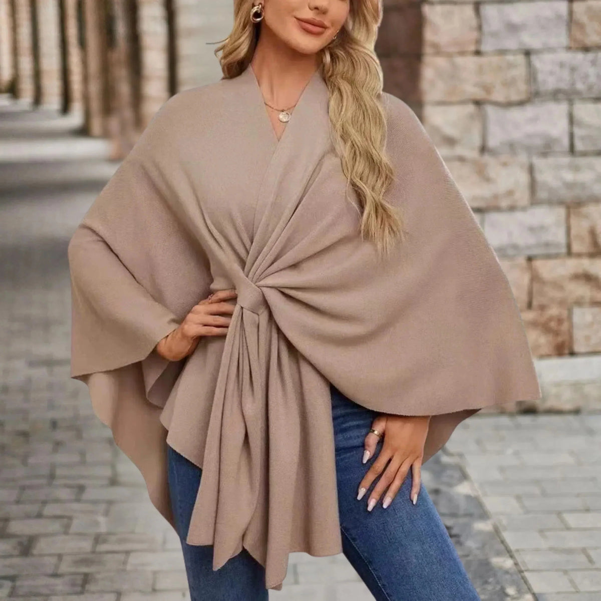 Sienna | Women's Knit Oversized Poncho