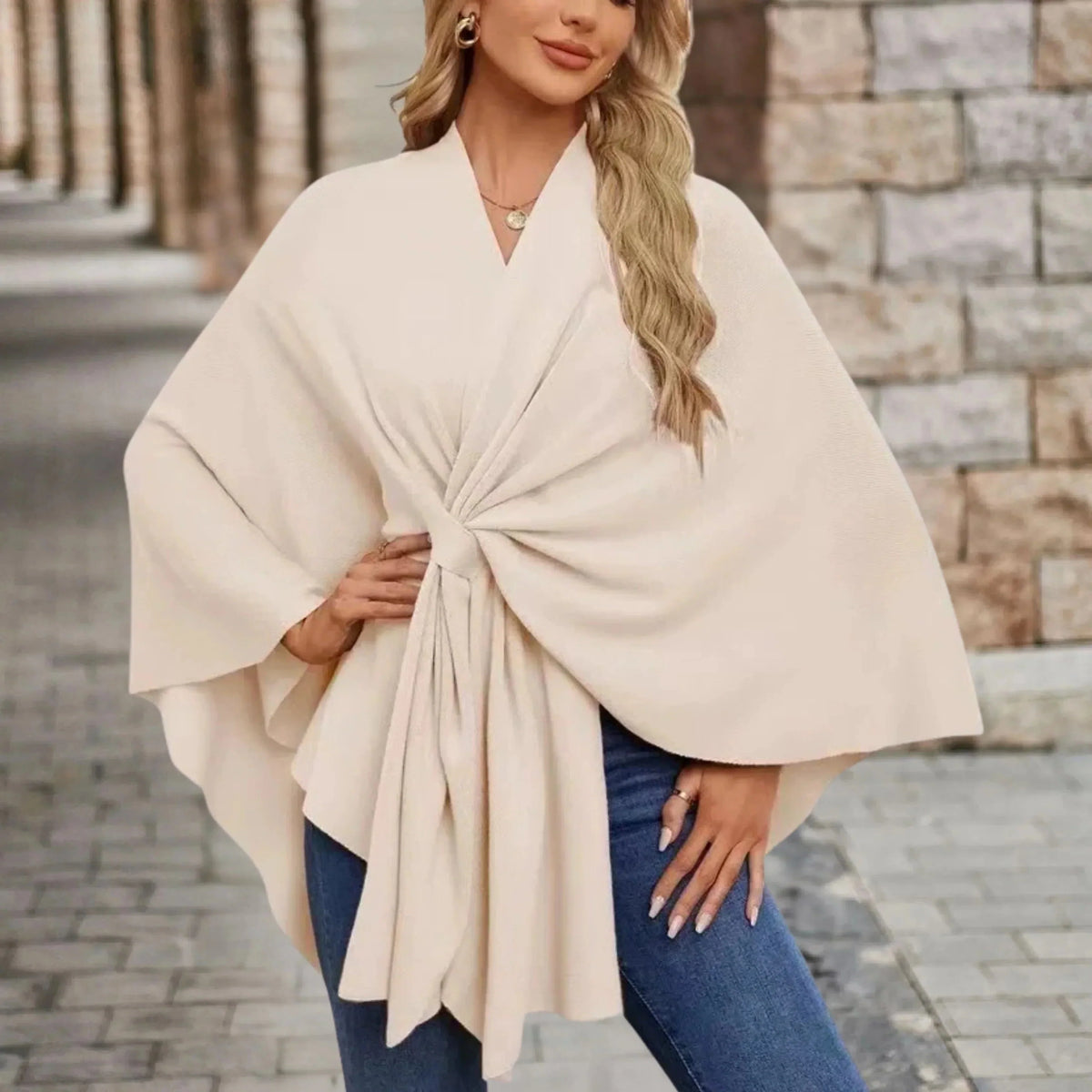 Sienna | Women's Knit Oversized Poncho